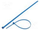 Cable tie; multi use; L: 195mm; W: 4.7mm; polyamide; 245N; blue HELLERMANNTYTON
