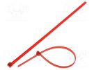 Cable tie; multi use; L: 195mm; W: 4.7mm; polyamide; 245N; red HELLERMANNTYTON