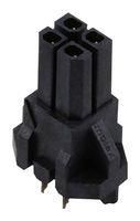 CONNECTOR, RCPT, 4POS, 2ROW, 3MM