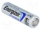 Battery: lithium; 1.5V; AA; 3000mAh; non-rechargeable ENERGIZER