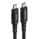 Cable USB-C to USB-C Acefast C4-03, 100W, 2m (black), Acefast