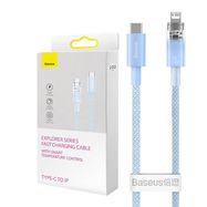 Fast Charging cable Baseus USB-C to Lightning  Explorer Series 1m, 20W (blue), Baseus