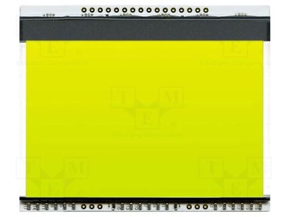 Backlight; EADOGXL160; LED; 78x64x3.8mm; yellow-green DISPLAY VISIONS EALED78X64-G