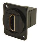 ADAPTER, HDMI A RCPT-RCPT, BLACK METAL