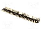 Pin header; pin strips; male; PIN: 80; angled 90°; 2.54mm; THT; 2x40 NINIGI