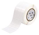 LABEL, POLYESTER, WHITE, 12.7MM X 25.4MM