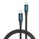 Cable USB-C 2.0 to Micro USB Vention COVBF 2A 1m black, Vention