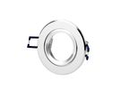 LED line® downlight aluminium round adjustable silver sandblasted
