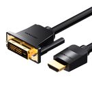 Kabel HDMI do DVI (24+1) Vention ABFBG 1,5m, 4K 60Hz/ 1080P 60Hz (Czarny), Vention