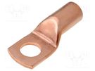 Tip: ring tube; M16; 120mm2; crimped; for cable; L: 53mm; copper ERGOM