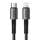 Cable USB-C to Lightning Mcdodo CA-2850, 36W, 1,2m (black), Mcdodo