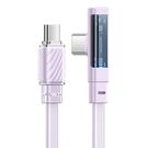 Cable USB-C to USB-C Mcdodo CA-3454 90 Degree 1.8m with LED (purple), Mcdodo
