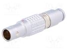 Connector: circular; 0B; plug; male; PIN: 5; soldering; for cable LEMO