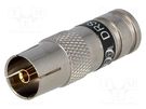 Plug; coaxial 9.5mm (IEC 169-2); female; RG6; compression PCT