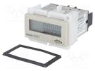 Counter: electronical; with access lock; working time; LCD OMRON