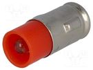 LED lamp; red; BA7S; 24VDC BRIGHTMASTER
