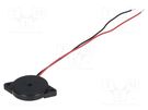 Sound transducer: piezo; without built-in generator; 5mA; Ø: 23mm LOUDITY