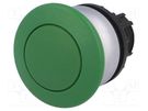 Switch: push-button; 22mm; Stabl.pos: 1; green; none; IP67; mushroom EATON ELECTRIC