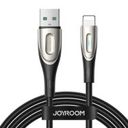 Fast Charging cable Joyroom USB-A to Lightning Star-Light Series 3A 1.2m (black), Joyroom