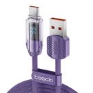 Cable USB to USB-C Toocki TXCTYX05-P, 1m, FC 66W (purple), Toocki
