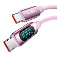 Cable USB-C to USB-C Toocki TXCTT1- XX04-B2, 2m, FC 100W (pink), Toocki