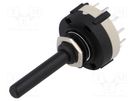 Switch: rotary; Pos: 12; 0.3A/125VAC; 1A/30VDC; Poles number: 4; 30° CANAL ELECTRONIC