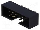 Socket; IDC; male; PIN: 10; straight; THT; gold-plated; 2mm; black Amphenol Communications Solutions