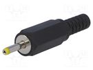 Plug; DC supply; female; 2.35/0.7mm; 2.35mm; 0.7mm; Sony; for cable NINIGI