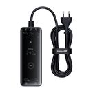 Digital Charger Baseus GaN , 3x USB-C + USB + DC, 240W + cable1m (black), Baseus