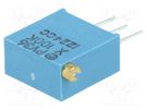 Potentiometer: mounting; vertical; 100kΩ; 500mW; THT; ±10%; linear BOURNS