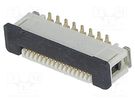 Connector: FFC/FPC; vertical; PIN: 16; ZIF; SMT; 0.5A; 0.5mm OMRON