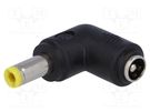 Adapter; Plug: right angle; Input: 5,5/2,1; Out: 5,5/2,5; 7A ESPE