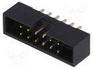Socket; IDC; male; PIN: 12; straight; THT; gold-plated; 2mm; black Amphenol Communications Solutions