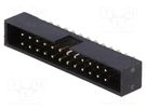 Socket; IDC; male; PIN: 24; straight; THT; gold-plated; 2mm; black Amphenol Communications Solutions