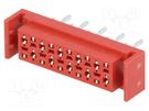 Wire-board; socket; female; PIN: 10; THT; on PCBs; 30V; 1A; -40÷105°C Amphenol Communications Solutions