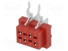 Wire-board; socket; female; PIN: 4; THT; on PCBs; 30V; 1A; -40÷105°C Amphenol Communications Solutions