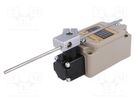 Limit switch; adjustable plunger, max length 141mm; NO + NC HIGHLY ELECTRIC