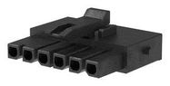 CONNECTOR HOUSING, RCPT, 7POS, 3MM