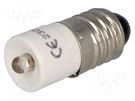 LED lamp; white; E10; 230VAC; No.of diodes: 1 CML INNOVATIVE TECHNOLOGIES