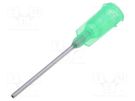 Needle: steel; 1"; Size: 18; straight; 0.84mm; Mounting: Luer Lock FISNAR