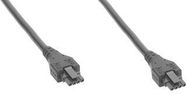 CABLE ASSY, 4POS RCPT-RCPT, 2M