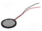 Sound transducer: piezo; without built-in generator; 35mm 
