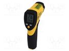 Infrared thermometer; LCD; -50÷800°C; Accur.(IR): ±(1%+1°C) AXIOMET