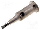 Tip; chisel; 2.4mm; for gas soldering iron; PORTAPRO PORTASOL