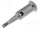 Tip; chisel; 3.2mm; for gas soldering iron; PORTAPRO PORTASOL