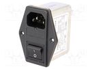 Connector: AC supply; socket; male; 4A; 250VAC; IEC 60320; C14 (E) YUNPEN ELECTRONIC