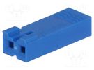 Plug; wire-board; female; PIN: 2; w/o contacts; 2.54mm; for cable Amphenol Communications Solutions