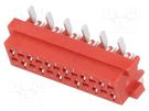 Wire-board; socket; female; PIN: 12; SMT; on PCBs; 30V; 1A; -40÷105°C Amphenol Communications Solutions