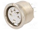 Socket; DIN; female; PIN: 5; Layout: 180°; THT; 34V; 2A; silver plated DELTRON