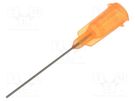 Needle: steel; 1"; Size: 23; straight; 0.33mm; Mounting: Luer Lock FISNAR